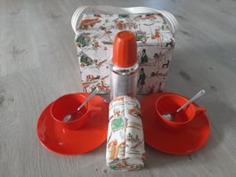 Mid Century 50er 60er Vintage Oldtimer Camping Picknick Set
