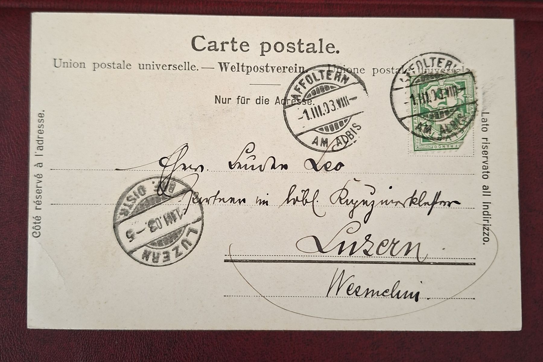 Cartes postales: Gruss aus Affoltern am Albis – D'occasion à Affoltern am Albis par Broki-Albis 1