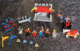 Lego Ritter Set Burg mit Figuren und Pferden,Schilde