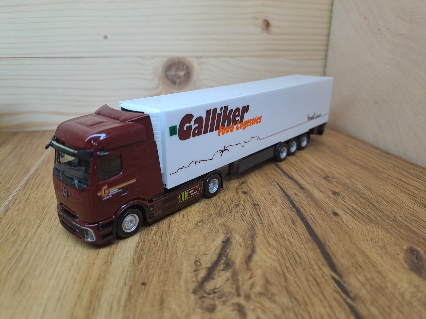 Herpa Modellini d'auto: MB e600 Galliker Food Logistics – Nuovo e nell'imballaggio originale da Reiden venduto da vscp5
