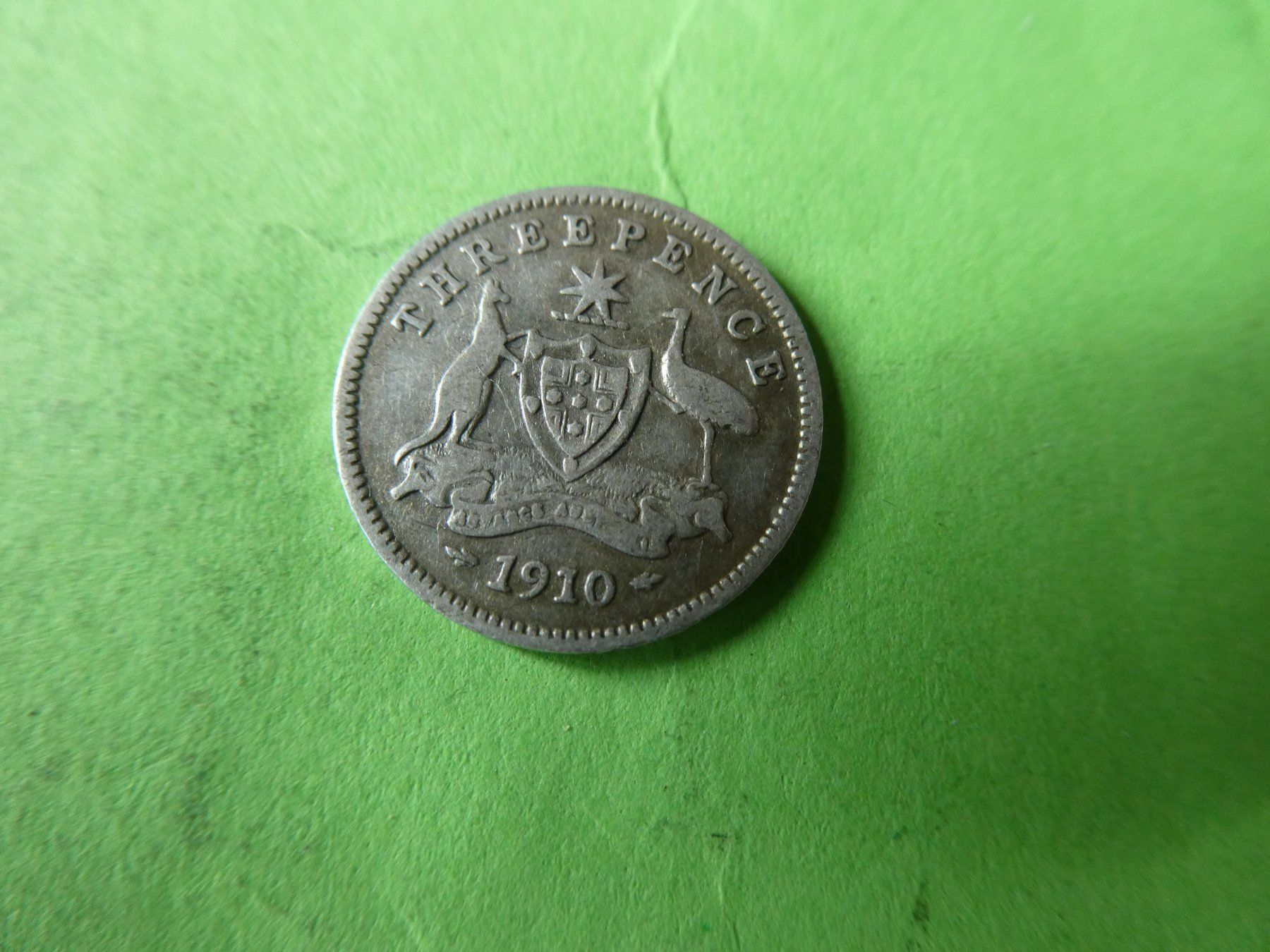 Toutes les monnaies: Grossbritannien 1910, 3 Pence  Silber – D'occasion à Hinterforst par Rohusri 1