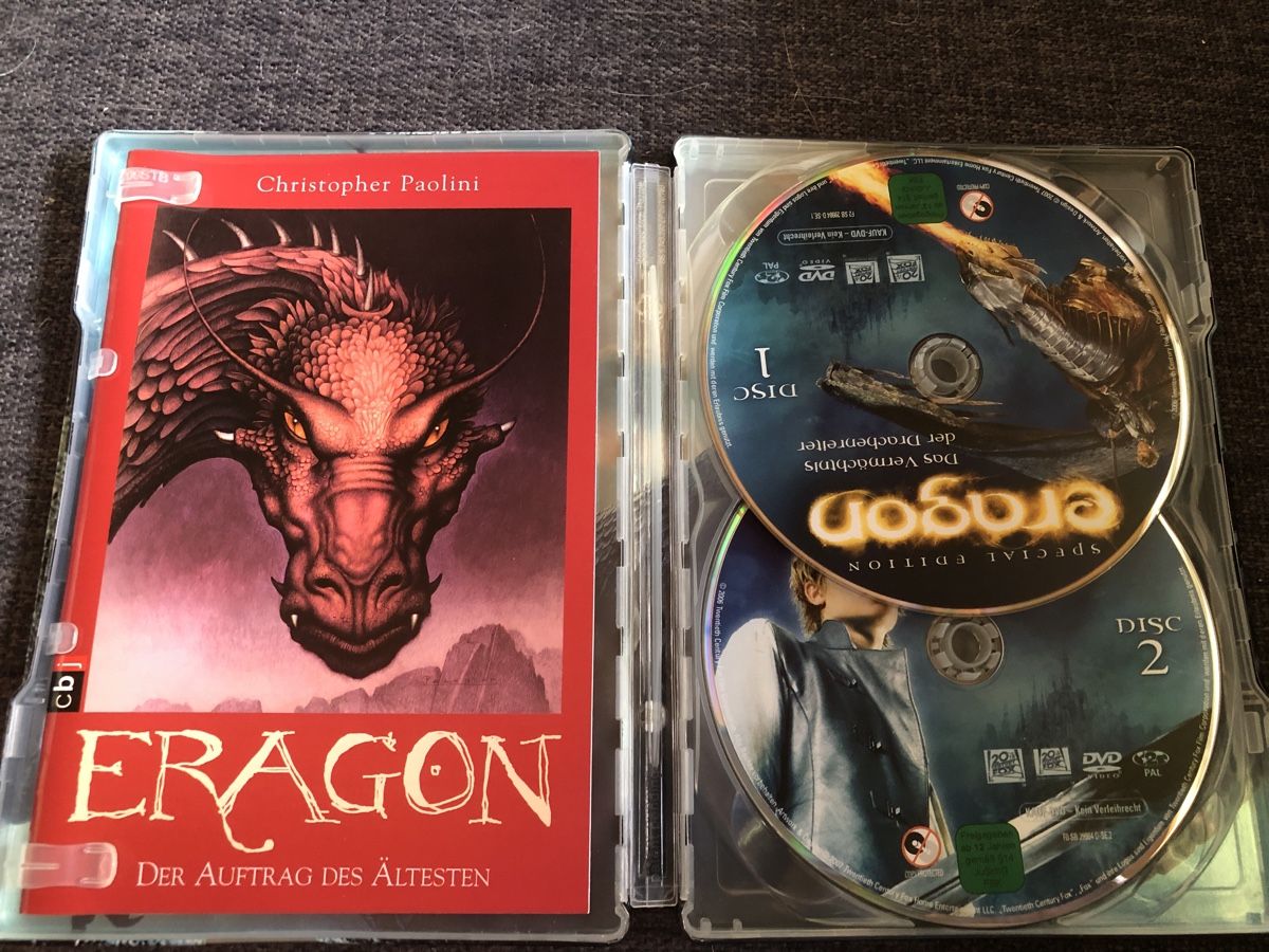 Alle DVDs: 2 DVD, eragon – Gebraucht aus Balsthal von Katzenfan99 2