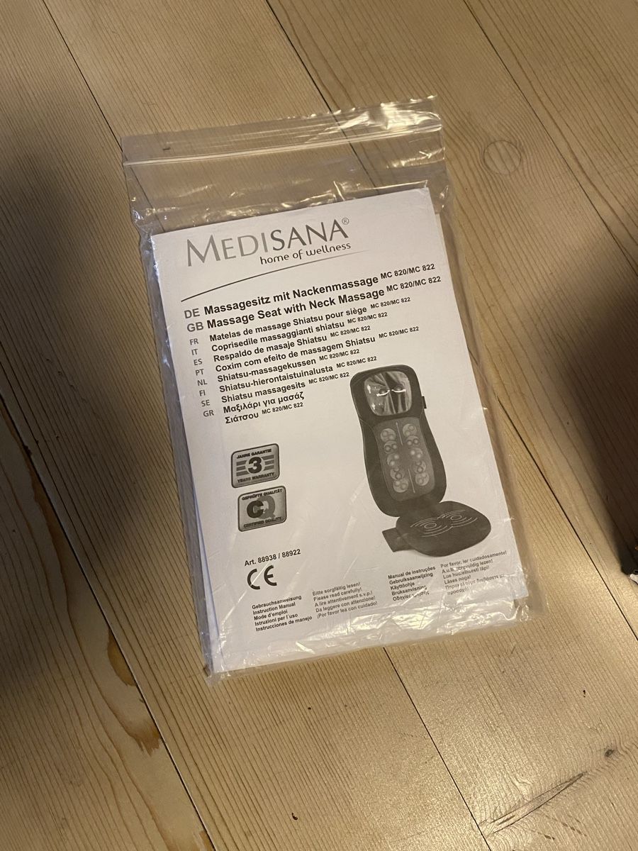 Medisana Dispositivi per massaggi: Medisana Shiatsu Massagesitzauflage – Usato da Oberrieden venduto da sumbus 2