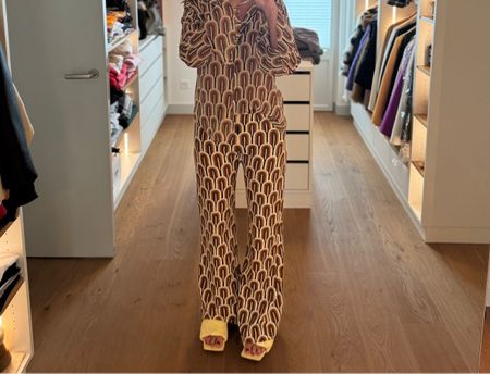Pyjama Set Damen Print Grösse M neuwertig