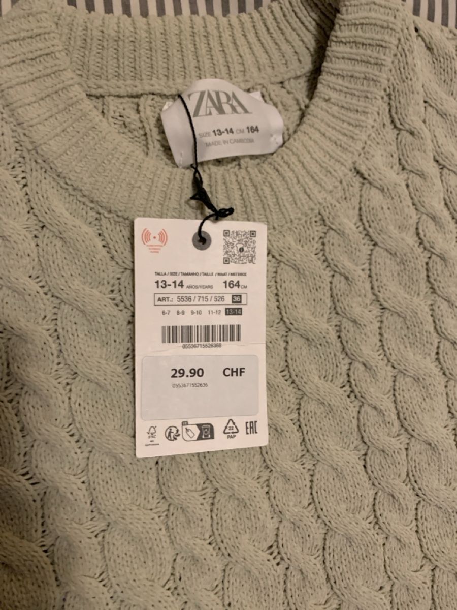 Zara Maglioni & Felpe: Zara Strickpullover neu gr.164 – Nuovo e nell'imballaggio originale da Bonaduz venduto da padia3