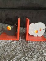 Buchstützen Kinder, Tiere