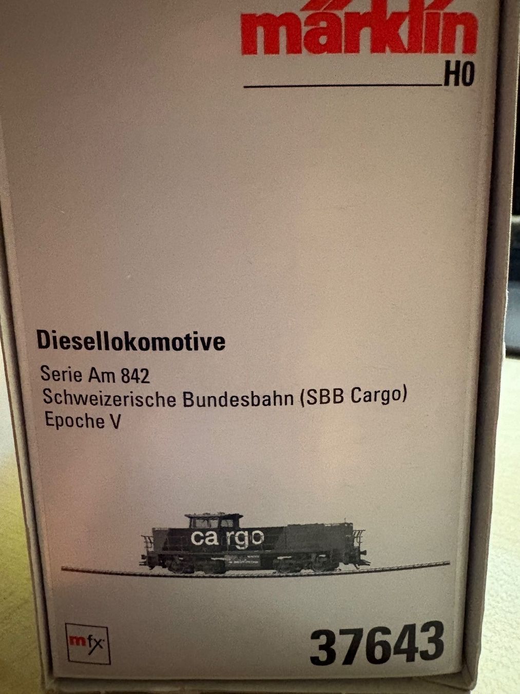 Märklin Trains électriques: Maerklin 37643 Am842 CFF Cargo Neuve – Neuf avec emballage d'origine à Corcelles Payerne par Pierre66 6