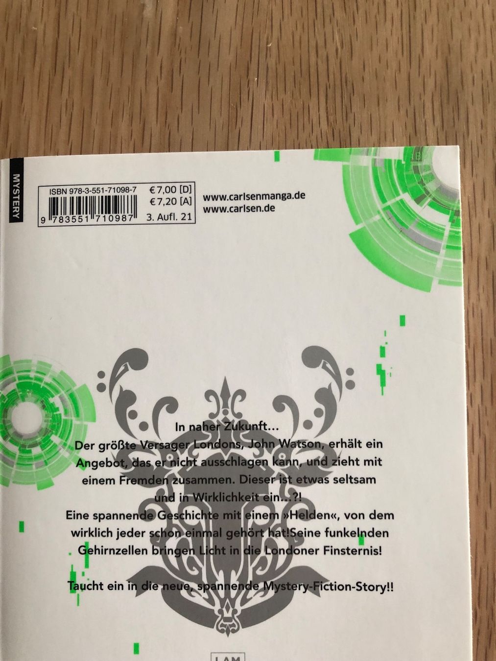Fumetti: Manga I AM SHERLOCK- Band 1 – Usato da Strengelbach venduto da 300870 1