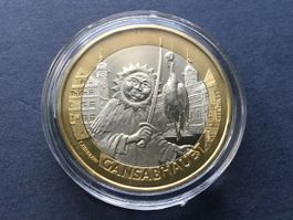 10 Franken GANSABHAUET 2014 unzirkuliert
