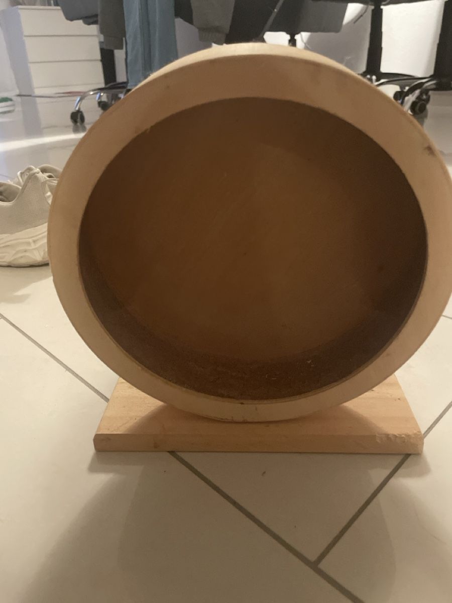 Articoli in legno: Hamsterrad aus Holz, Durchmesser ca. 20 - 25cm! – Usato da Bubendorf venduto da ale_6fxg