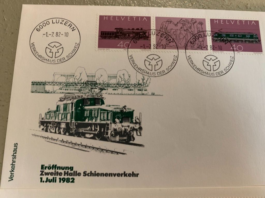 Alle Briefmarken: CH Briefmarken Gotthard-Bahn  Jahr 1982 – Neu (gemäss Beschreibung) aus zeihen von Racer-71 2