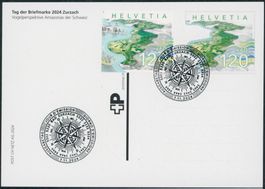 2024 - Tag der Briefmarke - Blockausschnitt - Combo Karte ET