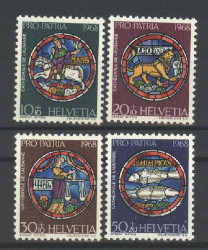 Tutti i francobolli: 1968, Pro Patria, postfrisch ** – Usato da Willisau venduto da Vollstempel