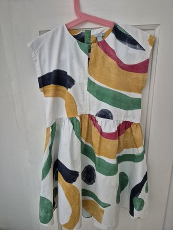 COS Kleid 110/116 Bunt Print  Baumwolle Sommer Top Zustand