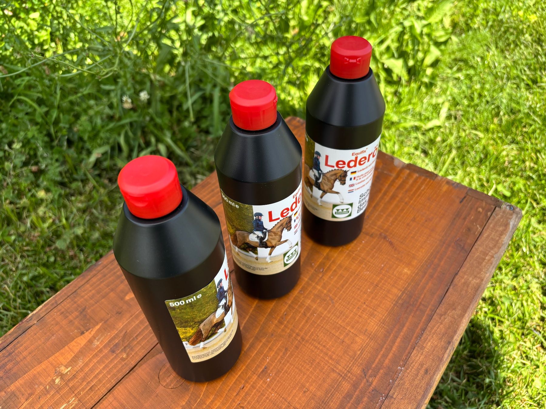 Campanacci mucche: 3 Flaschen Lederöl mit Bienenwachs – Nuovo (secondo la descrizione) da Feldbach venduto da Fea1 2