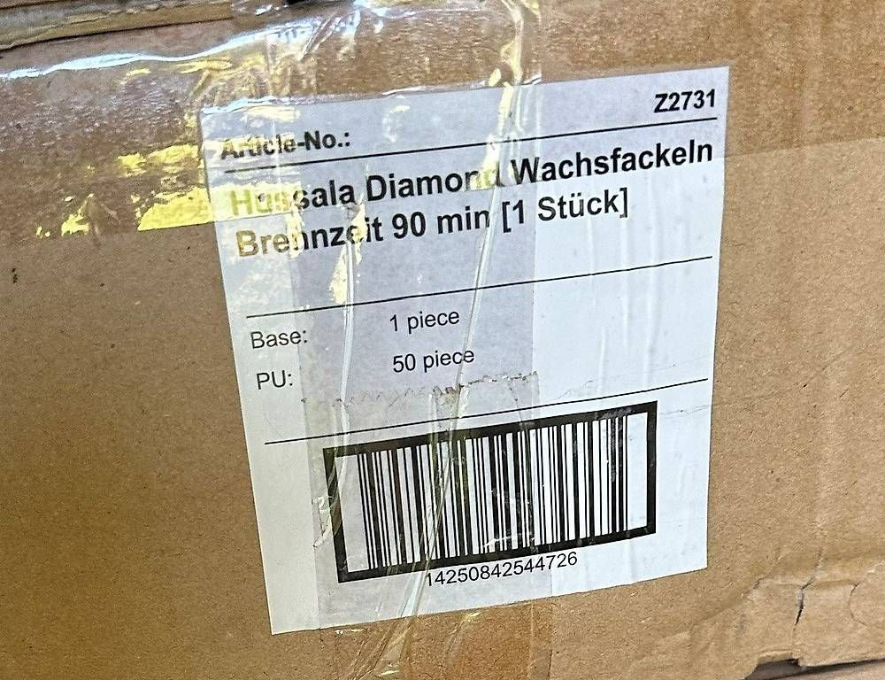 Kerzen: Wachsfackeln 50 Stück – Neu und originalverpackt aus Regensdorf von maettelb 1