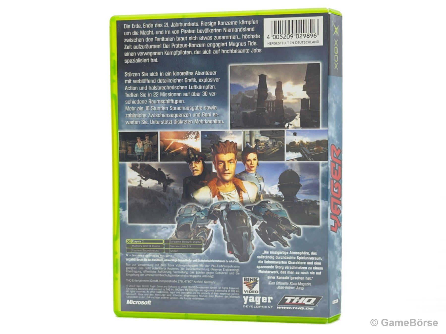 Microsoft Spiele: Xbox Yager – Gebraucht aus Stettfurt von GameBoerse 1
