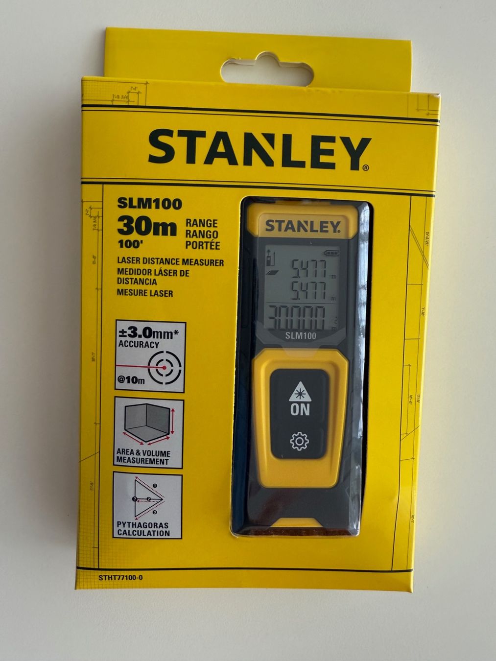 Stanley Misurare: Stanley Mesure Laser SLM100, 30m – Nuovo e nell'imballaggio originale da St-Gingolph venduto da GoldenKeys