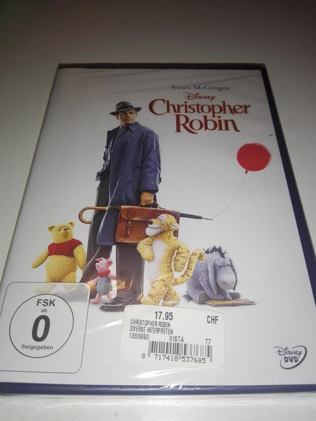 Tutti i DVDs: Christopher Robin                                    ©2018 – Usato da St. Gallen venduto da elkapone