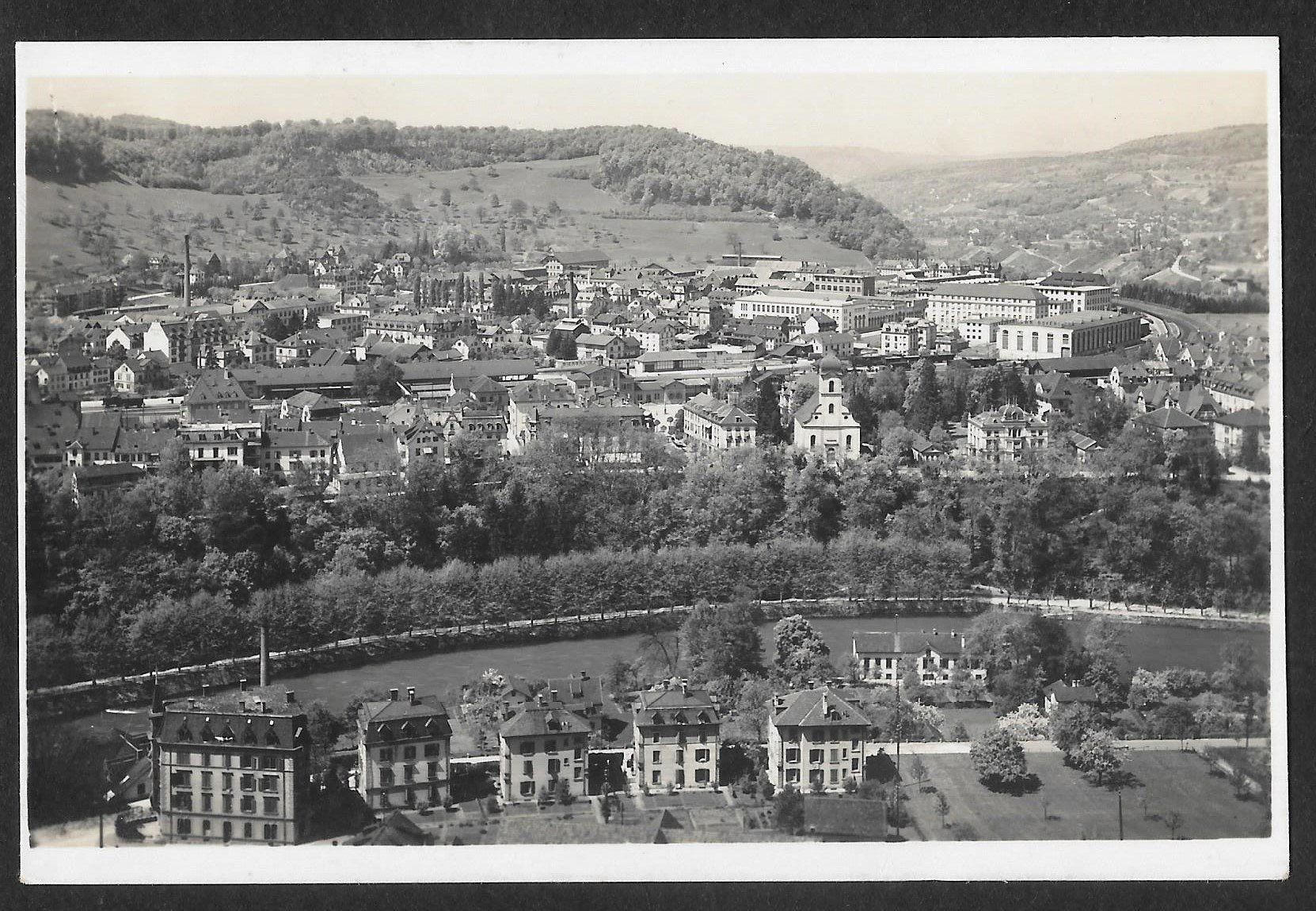 Cartoline postali: Baden Teilansicht – Usato da Olten venduto da clotaldi