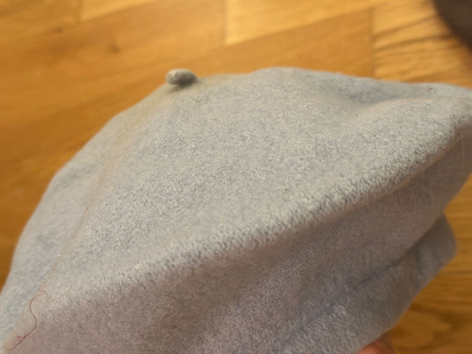 Copricapi, berretti & cappellini: Baskenmütze Woolmark hellblau Schurwolle – Usato da Rothenburg venduto da wer_g9fd 5