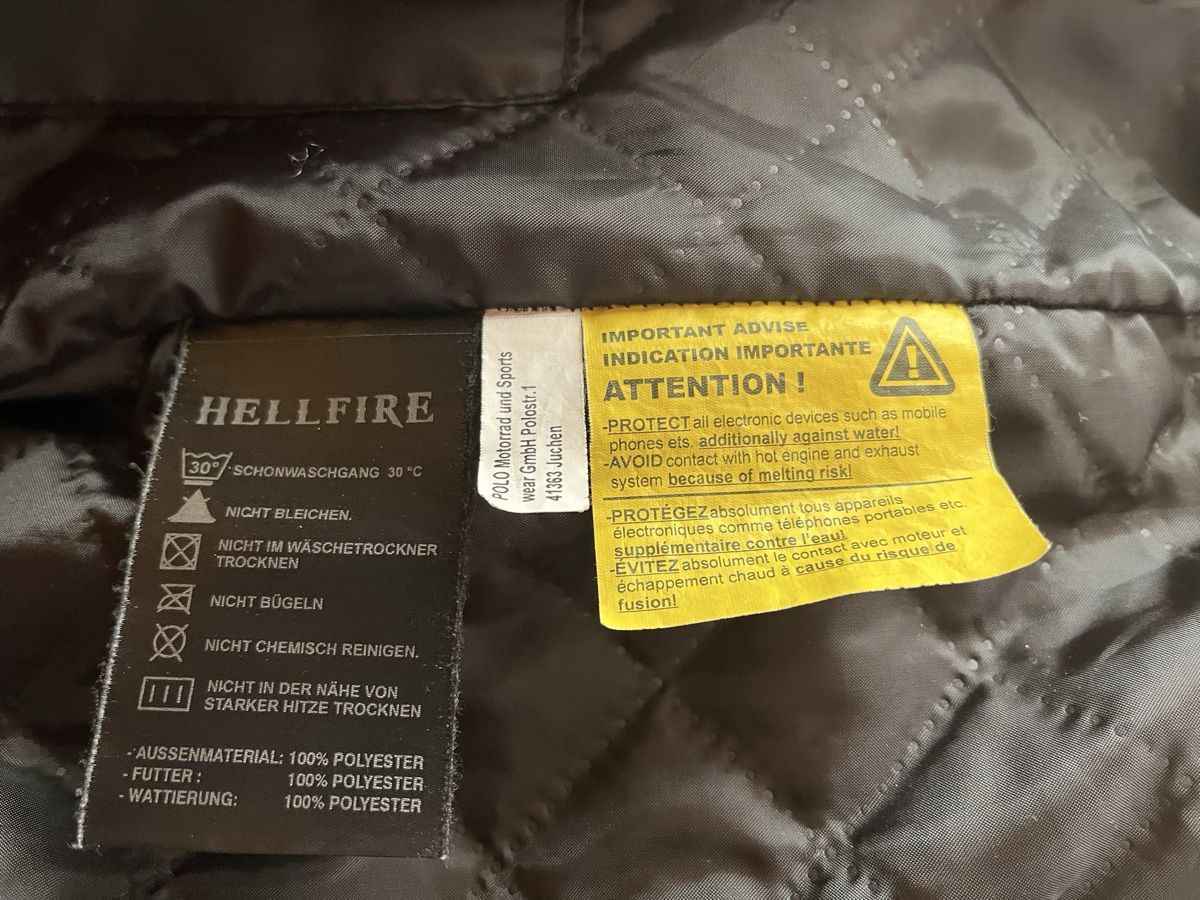 Giacche: Leichte Hellfire Motorradjacke, Grösse XL  – Usato da Wädenswil venduto da son_nf9v 3