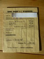 Herzogenbuchsee, Lohntüte der Baubedarf AG 1942