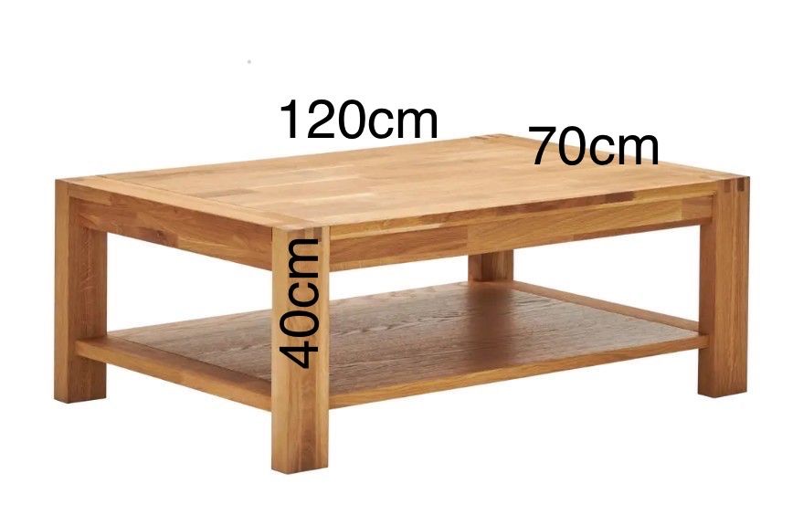 Tische: Table basse en bois chêne royal oak  – Gebraucht aus Châtelaine von imi55imi