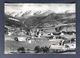 AK Nesslau Neu St Johann Togg mit Churfirsten