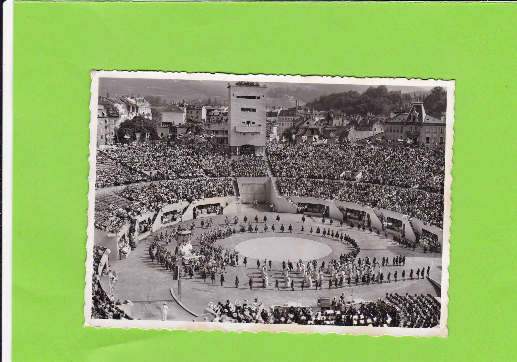 Cartoline postali: Fête des Vignerons-Vevey 1955 – Usato da St. Peterzell venduto da neckertal