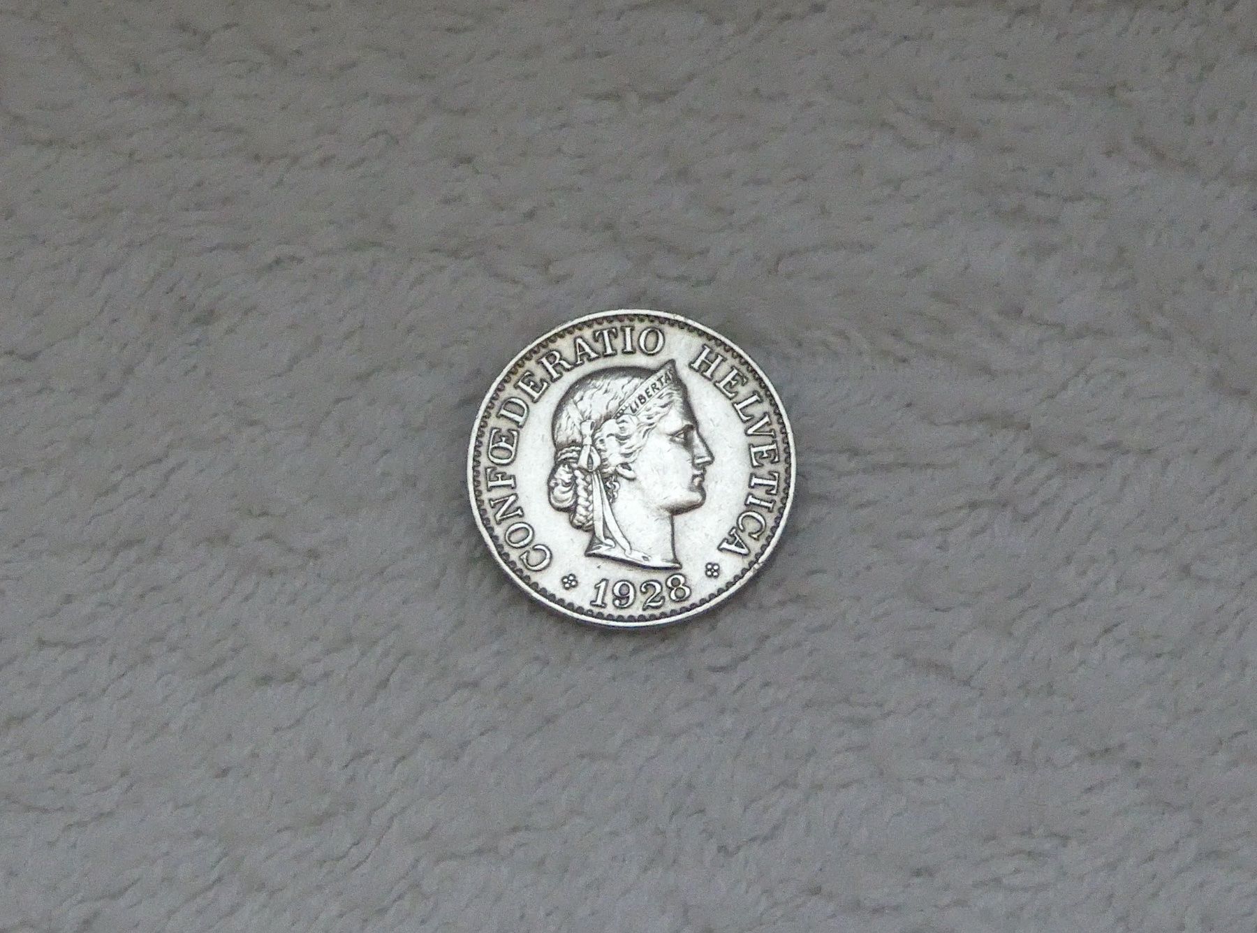 Tutti le monete: 10 centimes/Rappen 1928 – Usato da Nyon venduto da Ilmi09
