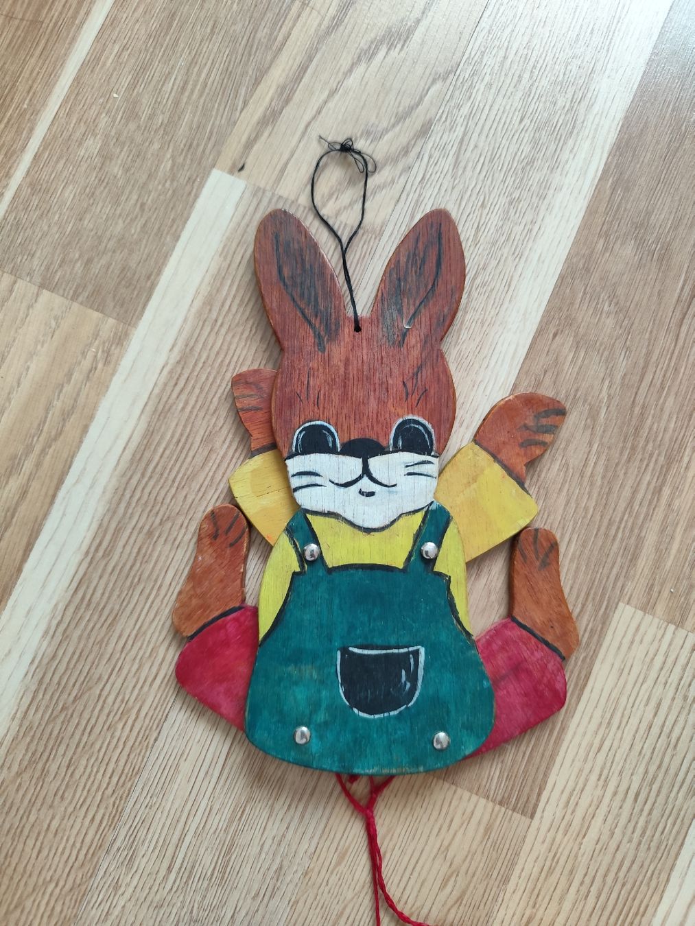 Spielzeuge: Vintage Pull String Wooden Bunny Toy - Excellent Gift! – Gebraucht aus Mägenwil von VintageGirly 1