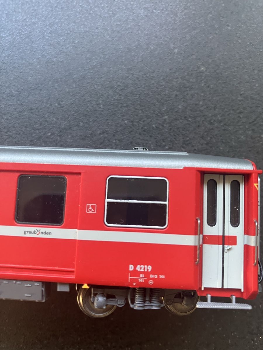 Bemo Modellini di ferrovie: Bemo RhB Gepäckwagen D4219 – Usato da Erlinsbach SO venduto da Kupfi80 4