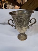 Antiker Silber Kelch, Blumenvase, Vintage Deko