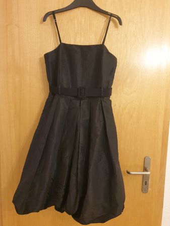 Robe de fête/ cocktail a bretelles, S, noire, très bon état