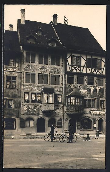 Cartes postales: AK Stein a. Rh., Alte Häuser – D'occasion à Berlin par bartko-reher