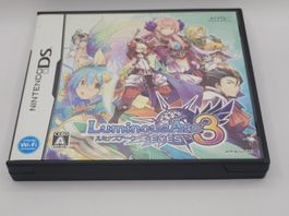 Nintendo DS Luminous Arc 3 OVP Japan