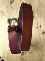 Herren Gürtel Leder braun Grösse 85/100cm Made in Italy