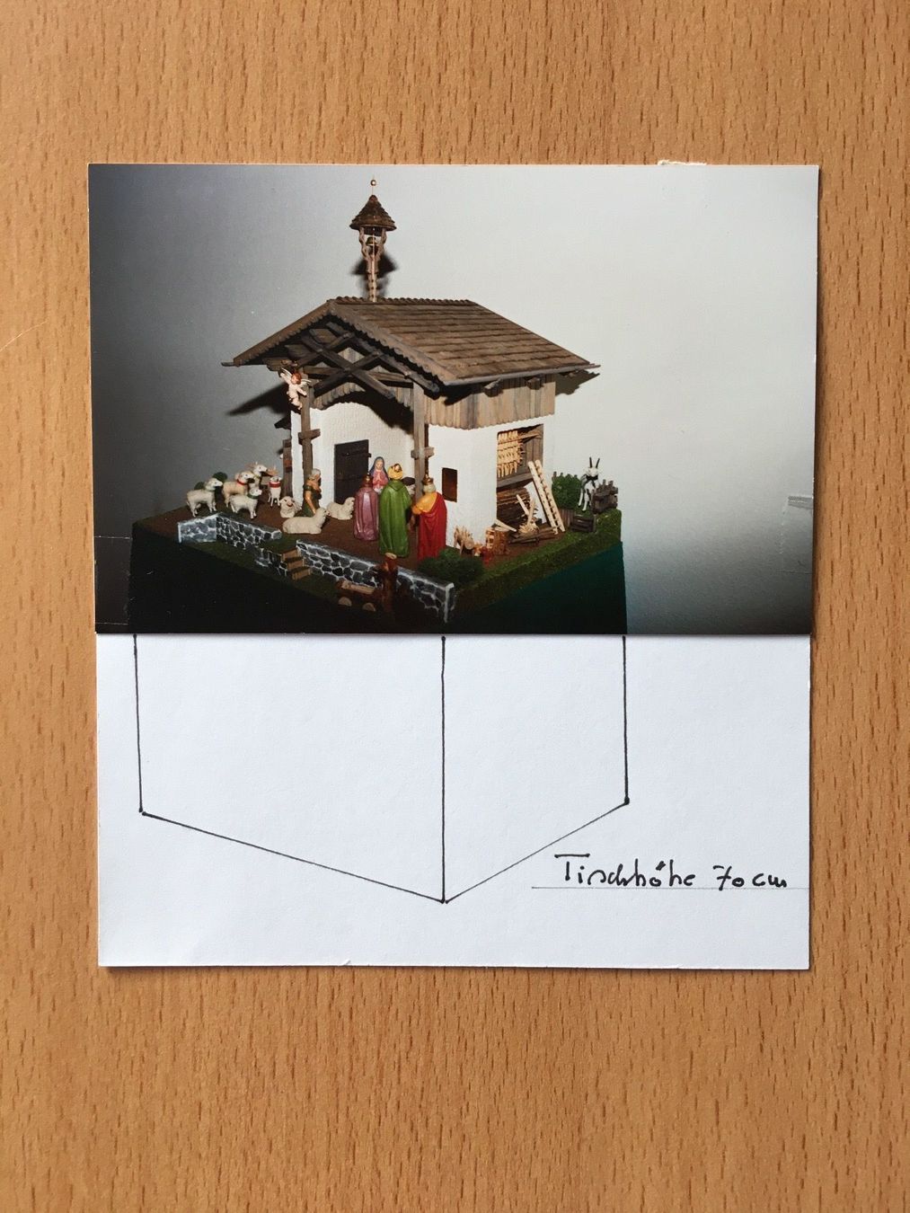 Articoli in legno: Tiroler Weihnachtskrippe (1940er) – Nuovo (secondo la descrizione) da Embrach venduto da selviv