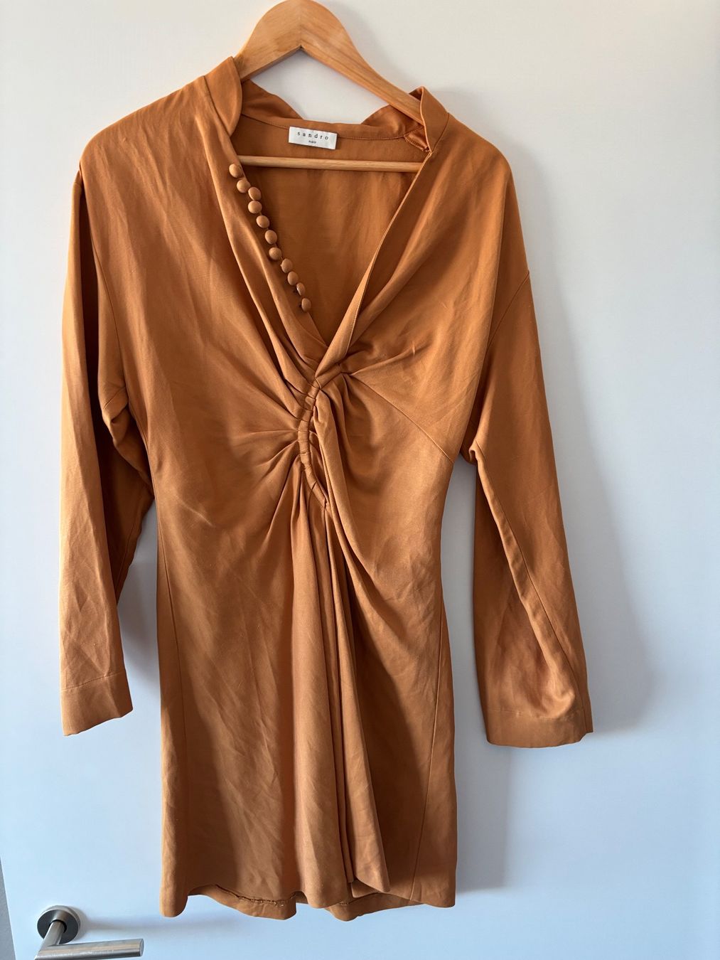 Sandro Vestiti: Sandro burnt orange/ camel Kleid – Usato da Duebendorf venduto da tom_lp2m