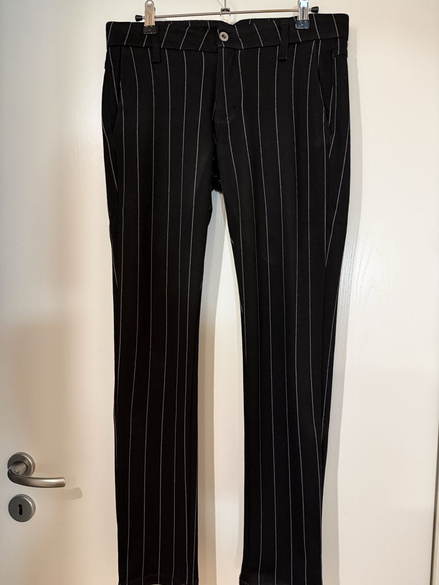 Anouk Hosen: Pantalon noir/blanc PLEASE - Taille S – Gebraucht aus MASSONGEX von Luluone