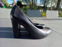 High Heels Echtleder schwarz von Max Gr.35