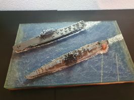Schiff Diorama (Torpedoangriff)