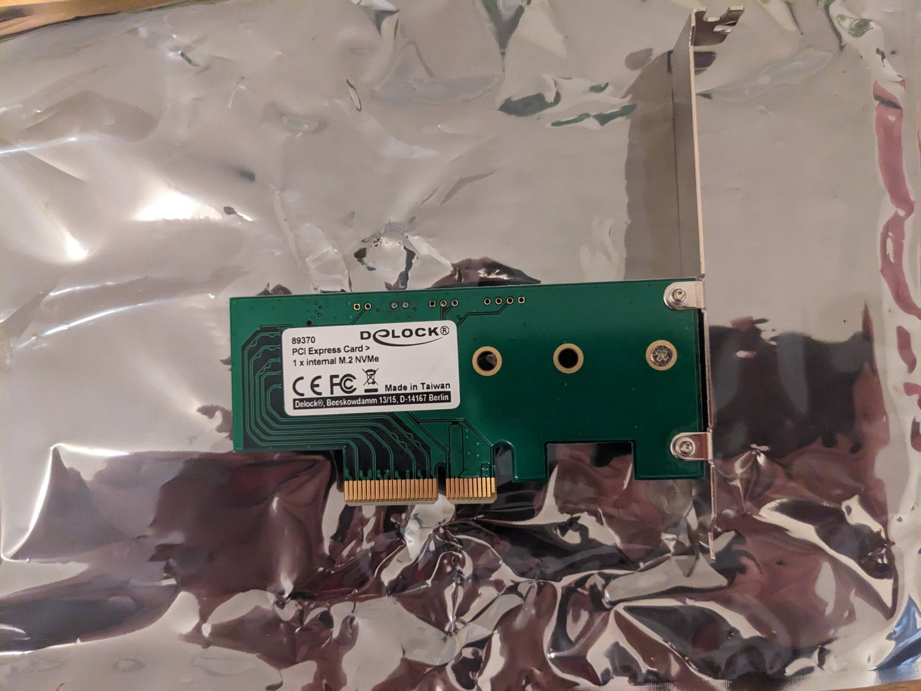 PC: M.2 Delock PCI Express Karte – Usato da Rotkreuz venduto da xandras 3