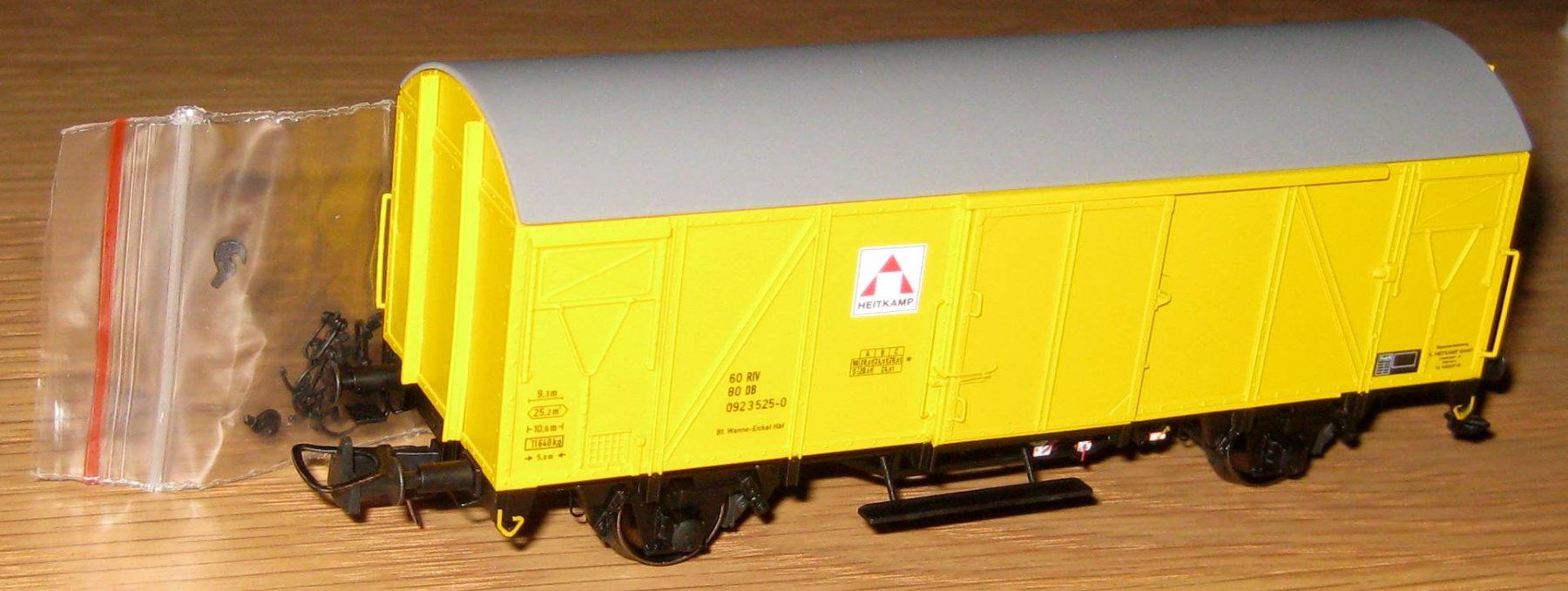Modellini di ferrovie: Güterwagon DC, Gms 54 Heitkamp, Ep.V – Nuovo e nell'imballaggio originale da Yverdon les Bains venduto da f751m