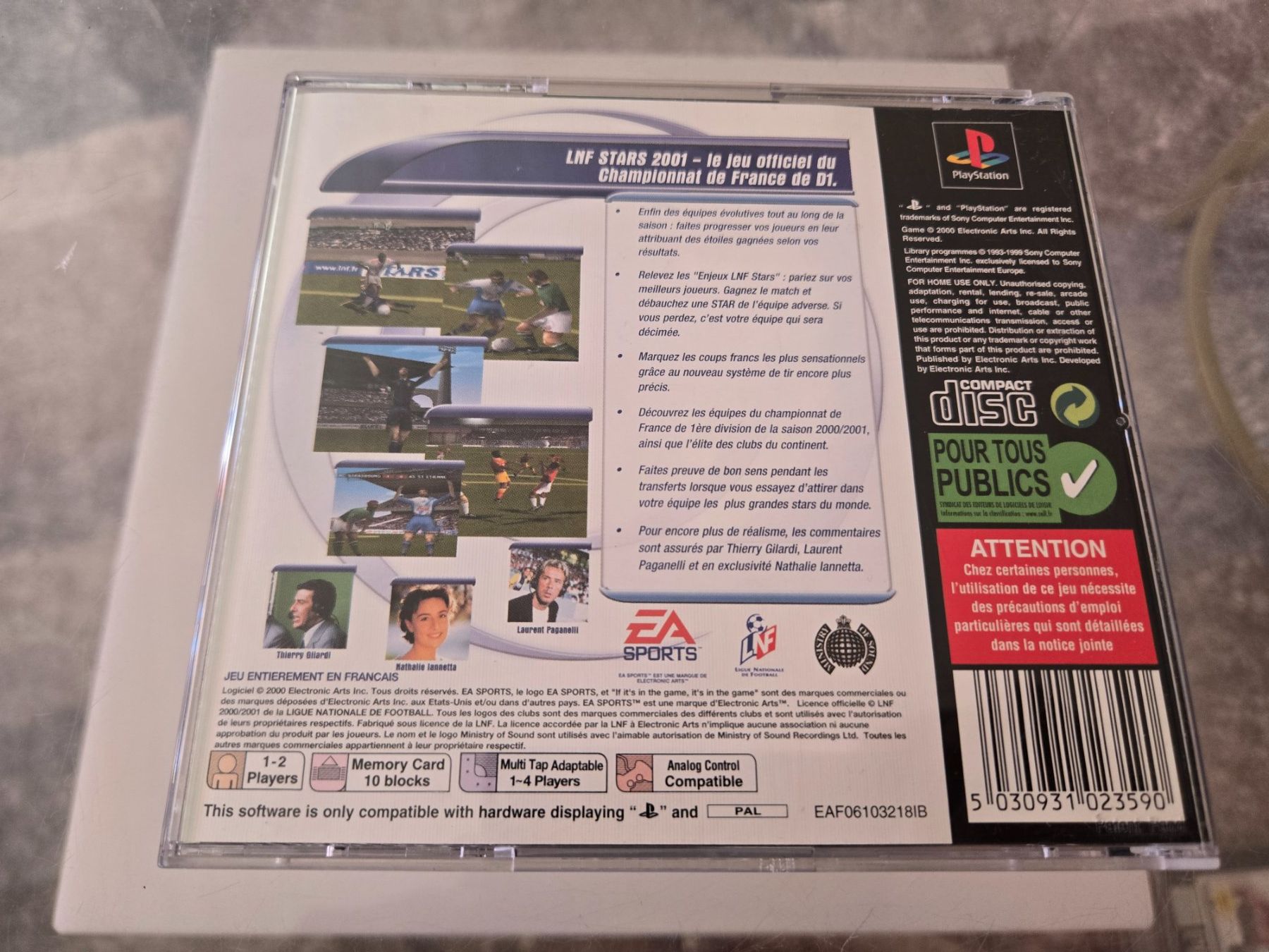 Giochi: LNF Stars 2001 PS1 – Usato da Bussigny venduto da Kfdlt 1
