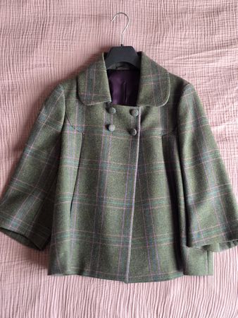 Elegante Woll-Tweed Jacke – NIE getragen – Größe M