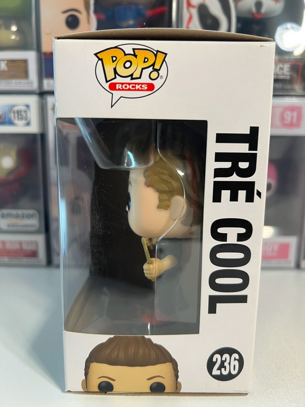 Funko Statuette: Funko POP! Rocks Green Day Tré Cool – Nuovo e nell'imballaggio originale da Le Mouret venduto da perfectbijou 3