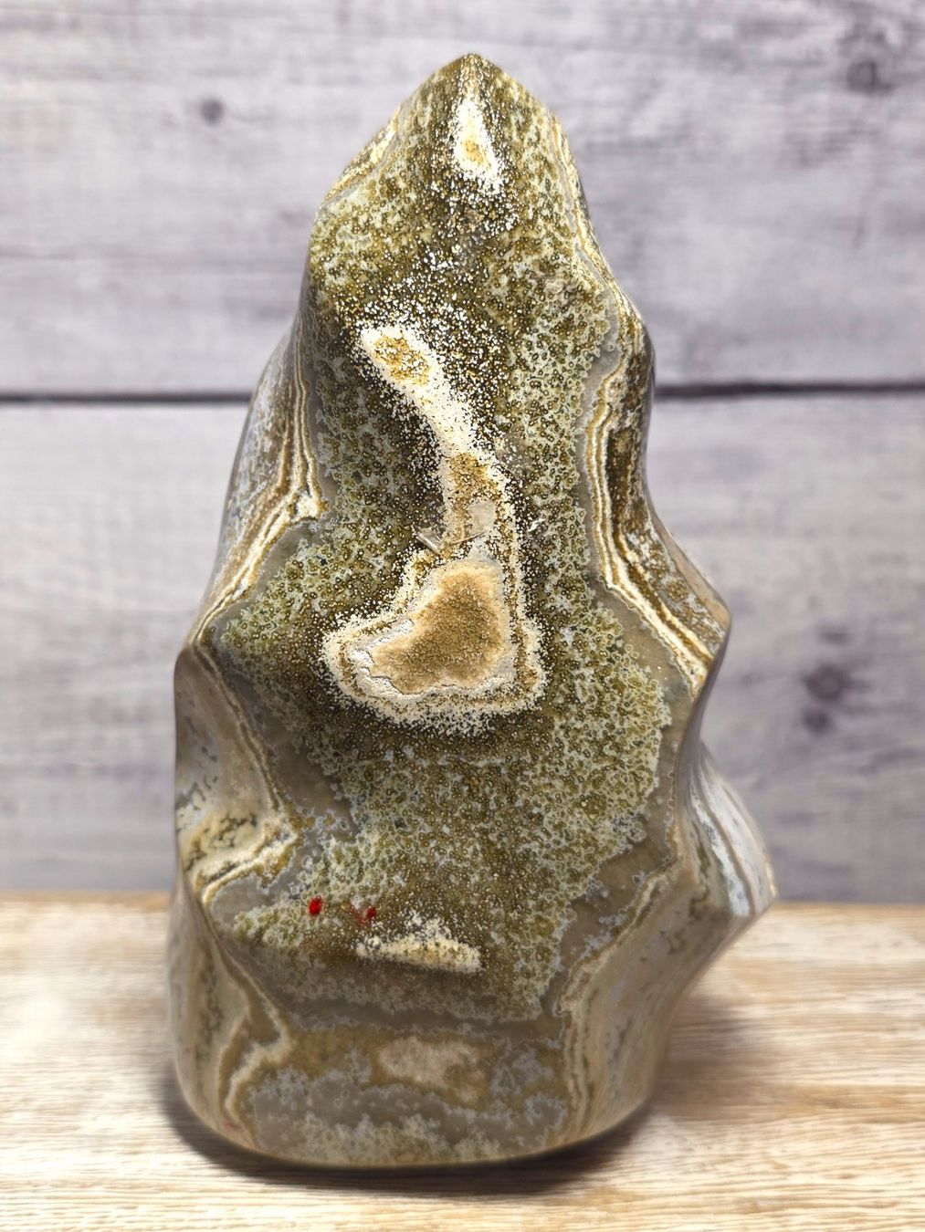 Minerali & Pietre curative: Jaspis Flamme 955g – Nuovo e nell'imballaggio originale da Matzingen venduto da Shay_Crystalz
