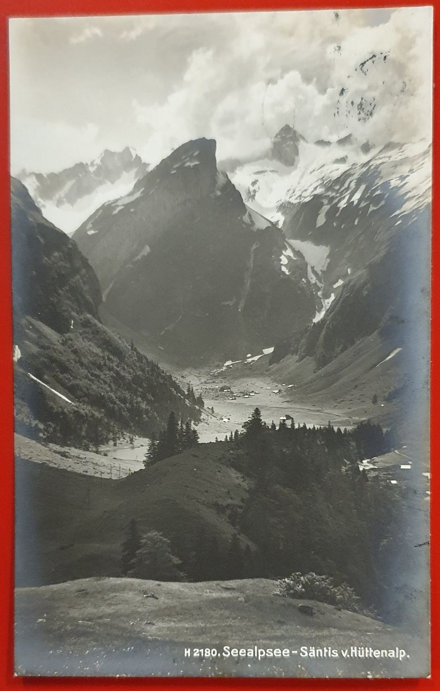 Cartoline postali: Seealpsee 1916 – Usato da Kreuzlingen venduto da Rschweiz1
